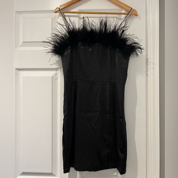 Satin Mini Dress - Picture 1 of 5